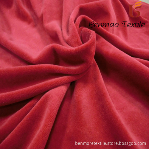 100%Polyester Soft Velvet Fabric